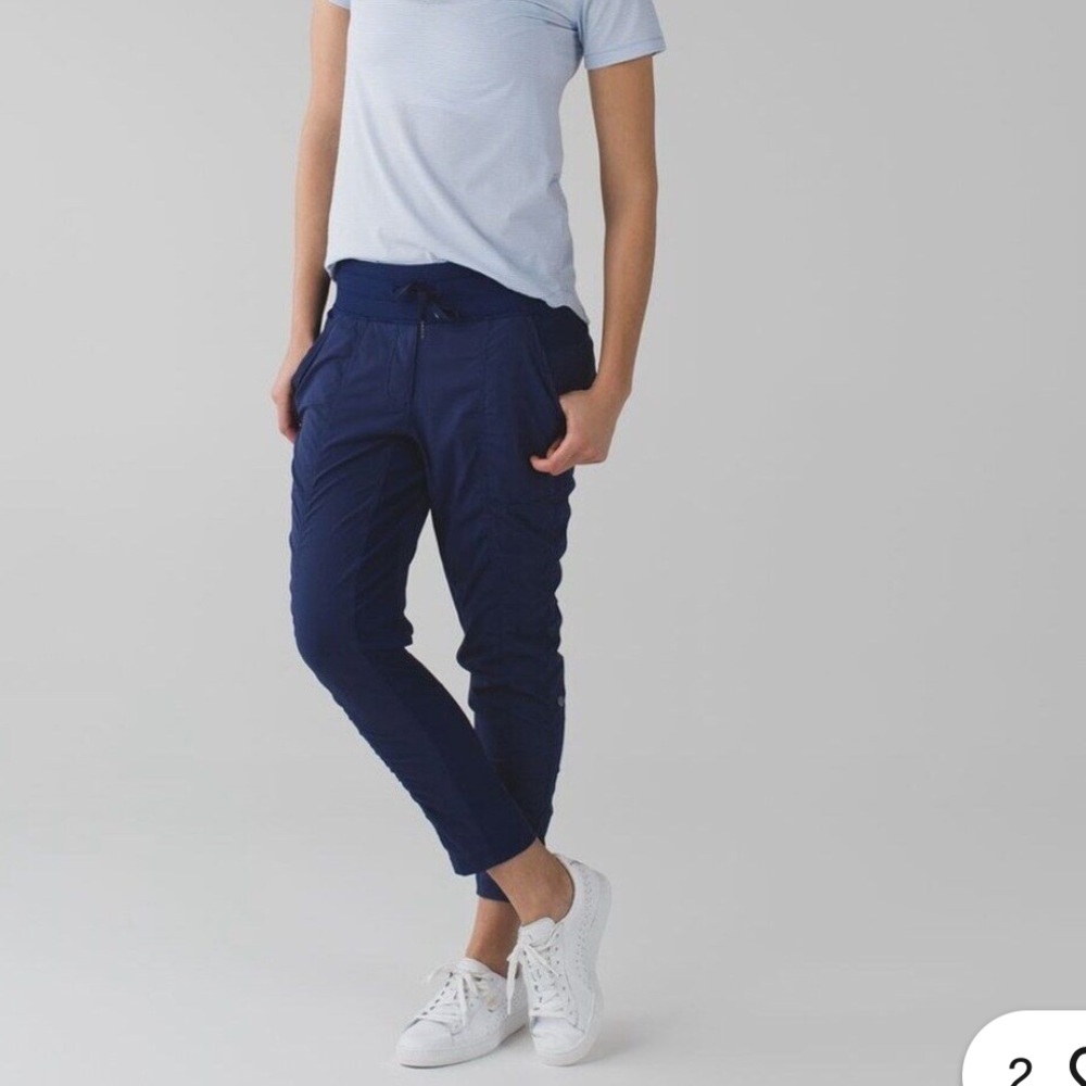 lululemon Street to Studio navy blue jogger pants